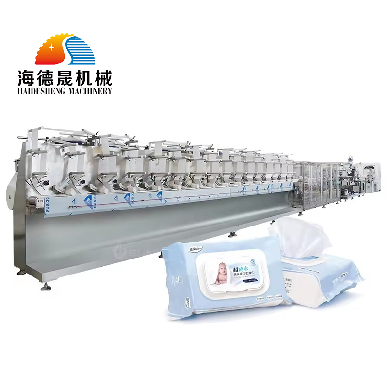 全自動16道濕巾機