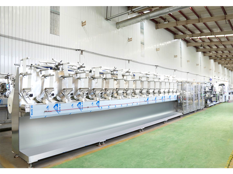 全自動(dòng)16道濕巾機(jī)