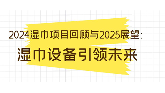 2024濕巾項(xiàng)目回顧與2025展望：濕巾設(shè)備引領(lǐng)未來